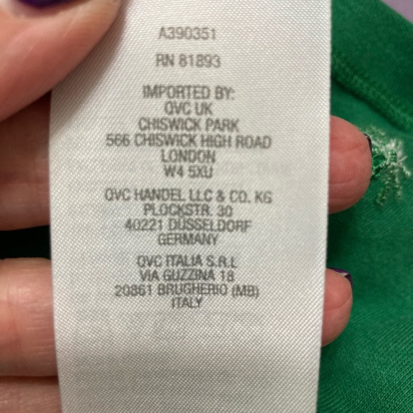 Isaac Mizrahi Kelly Green Turtleneck - Picture 8 of 8